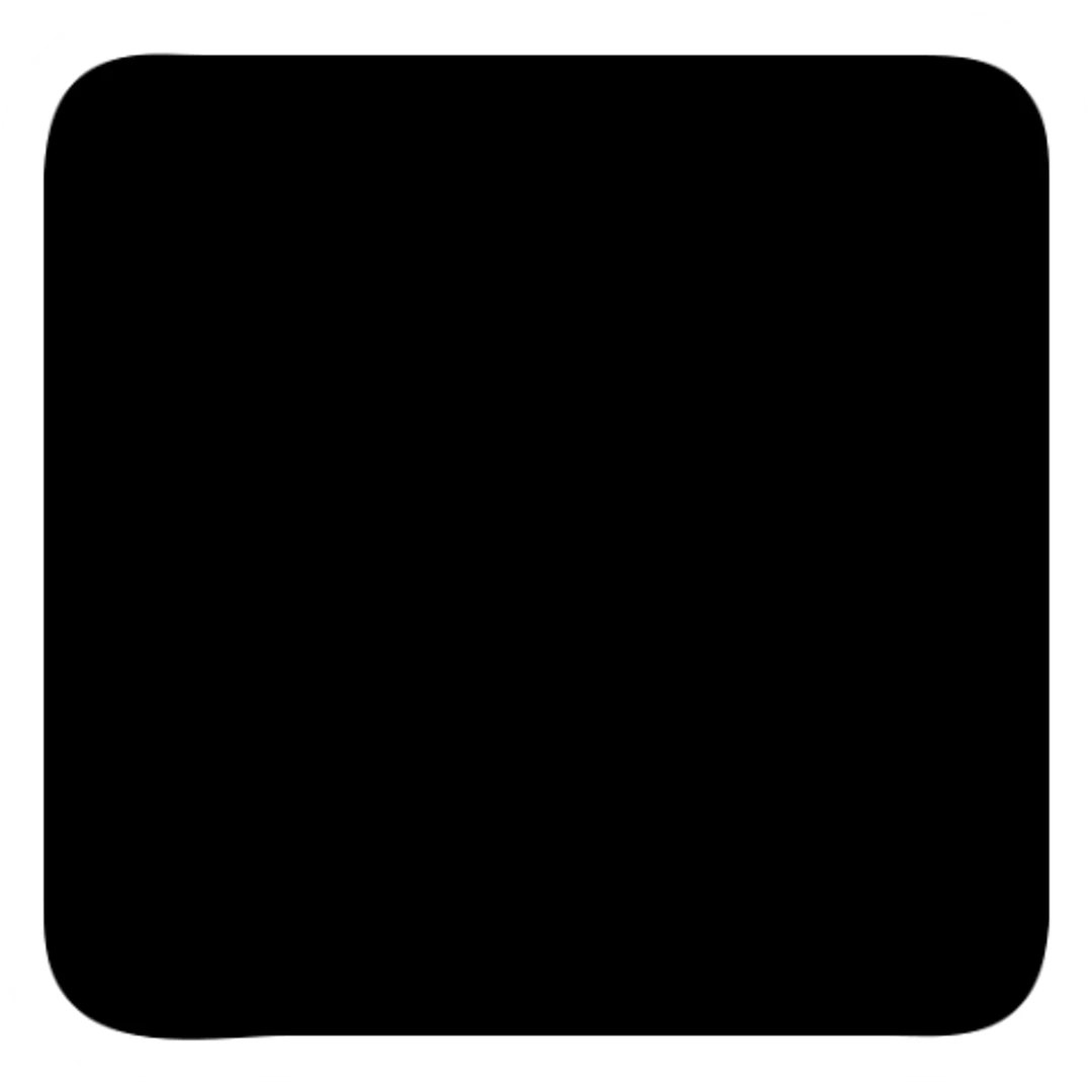 solid filled icon of a square in soft blue-grey color sticker