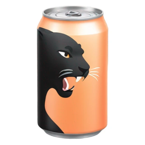 Peach Panther Energy Drink  sticker