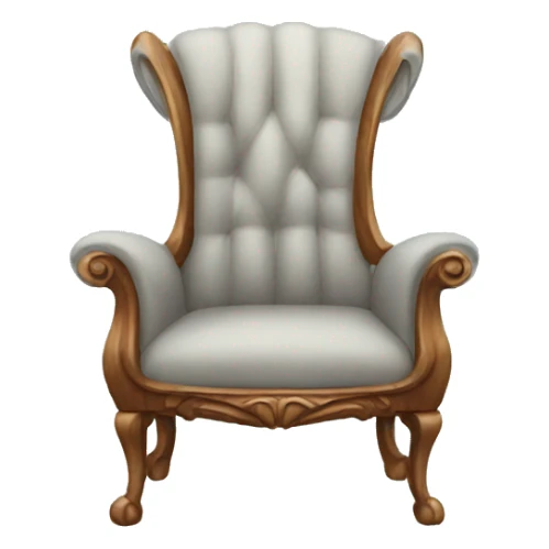 Chair with elephant feet sticker