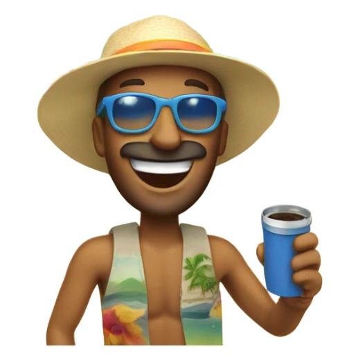 the truman show with beach feel sticker