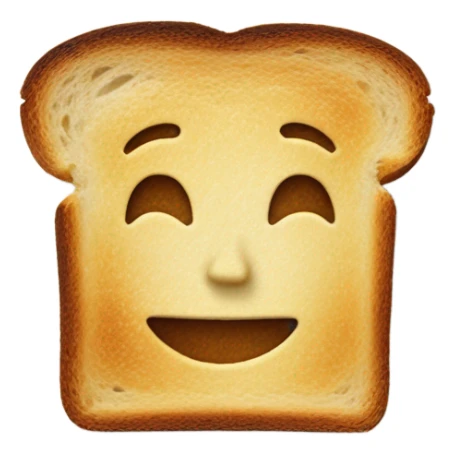 toast with elon musk mark on it from the toaster sticker