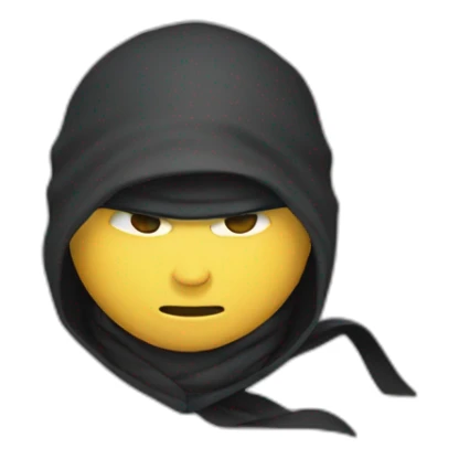 Un ninja qui fait un d'hab sticker