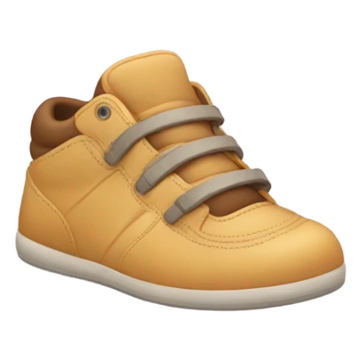 Shoe with a good hair style sticker