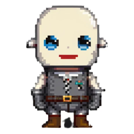 funny Henry the 8th with big head, small body, comical pose sticker