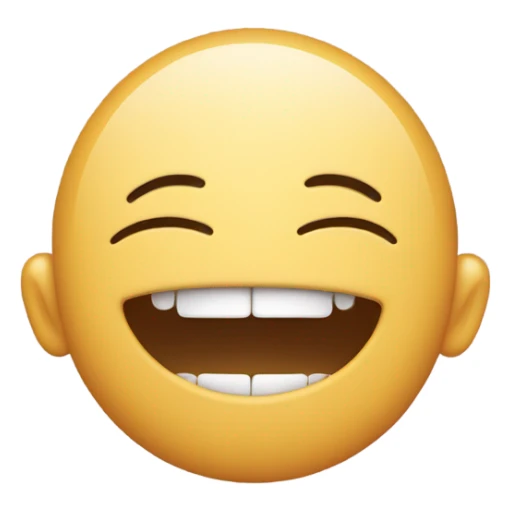 person closing eyes really hard and smiling but bitting teeth really hard sticker