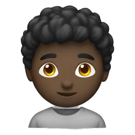 Garçon noir avec un t-shirt nike sticker