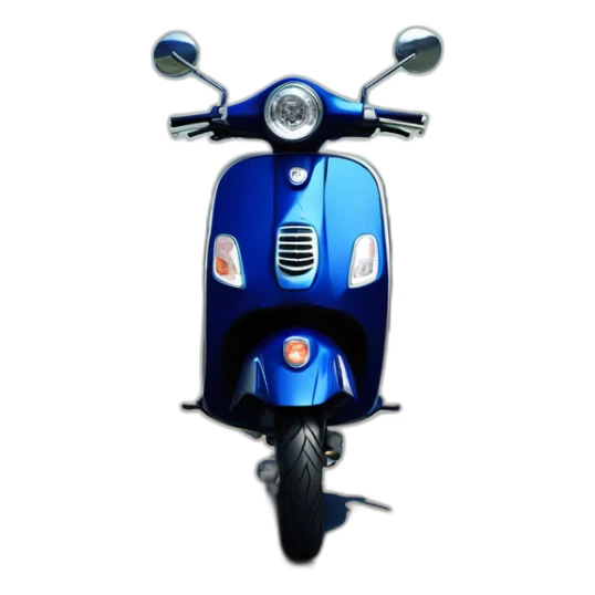 Beautiful and cutie Vespa Lx Midnight Blue  sticker