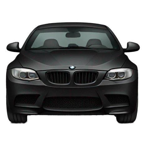 black bmw sticker