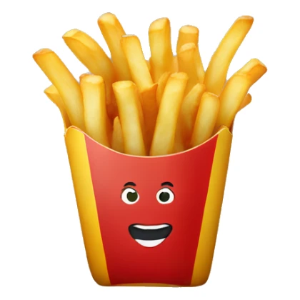 Pack of belgium fries sticker