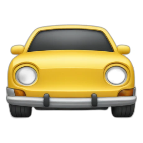 Homme a coter d’une voiture sticker