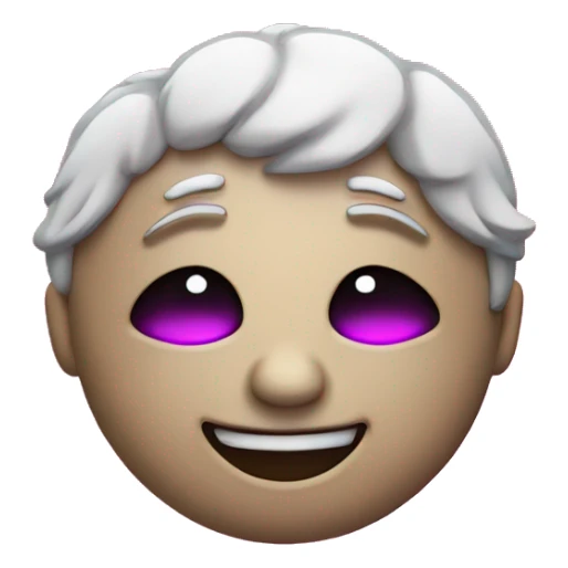 laughter with tears in neon sticker