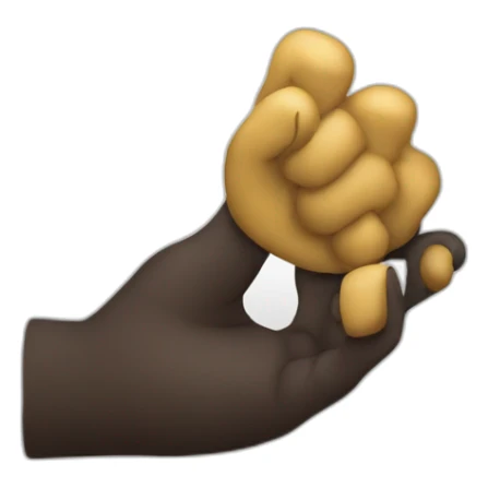 Noir choquée met ses mains derrière sa tête sticker