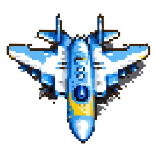 Ukrainian Su-27 fighter jet with blue and yellow national colors, airforce sticker