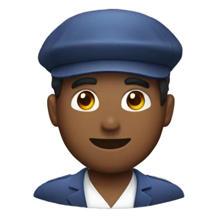 man wearing kippah in discord emoji style sticker