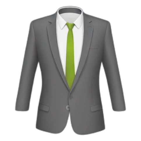 top of suit, in vector format modern and simple sticker