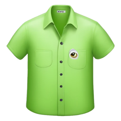Lime green shirt that says “brat” in black letters sticker