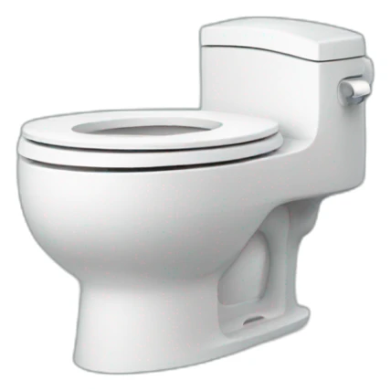 a toilet that you can pedal to wipe sticker