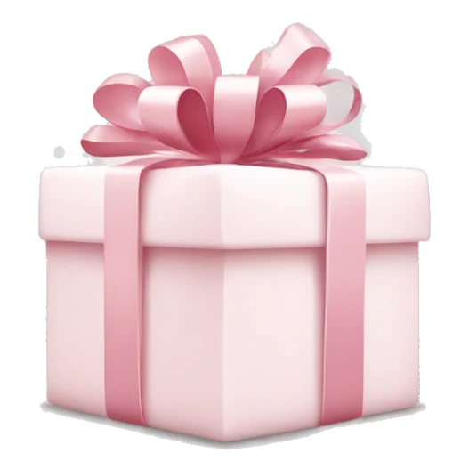 Light pink Christmas gifts under a white Christmas tree  sticker