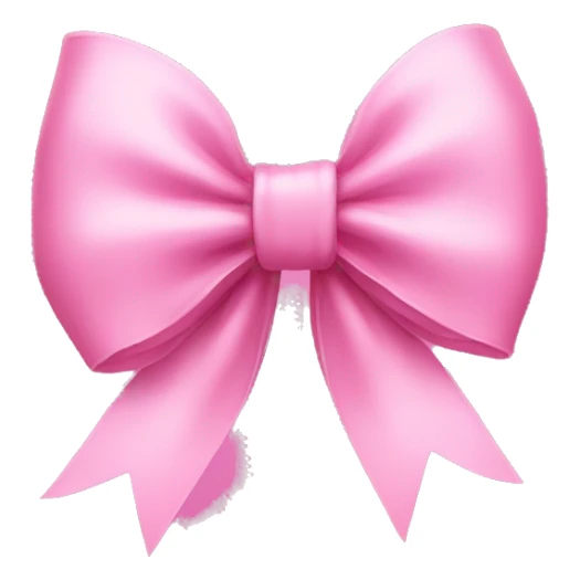 Pink bow sticker