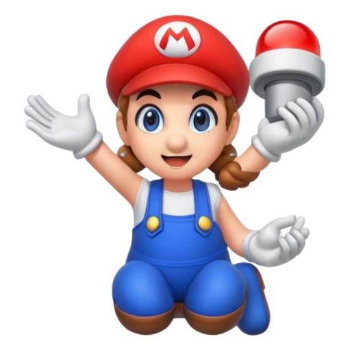 Mario Girl sticker