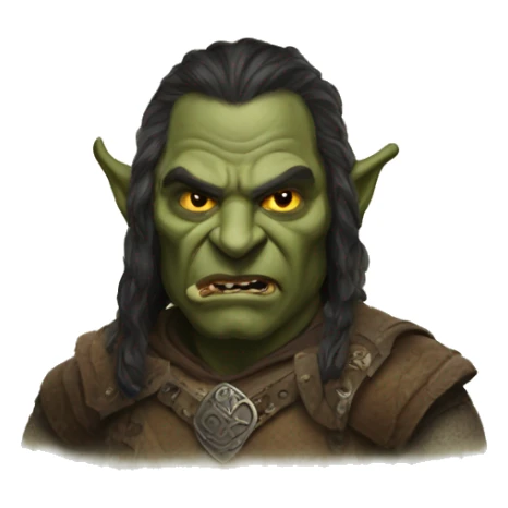 Orc lord of the rings  sticker