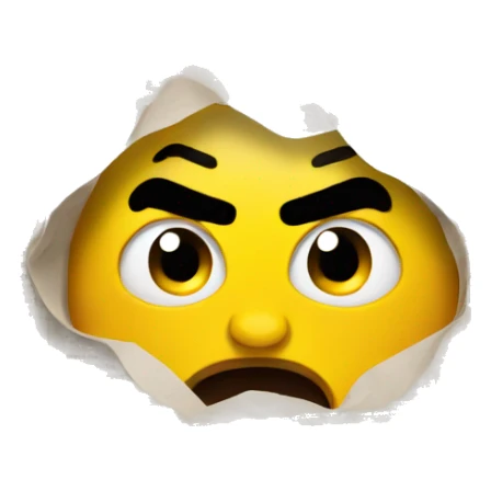 angry newspaper sticker