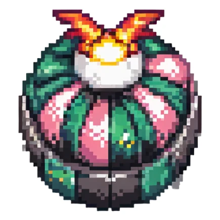 minimalist simple bomb power up item sticker