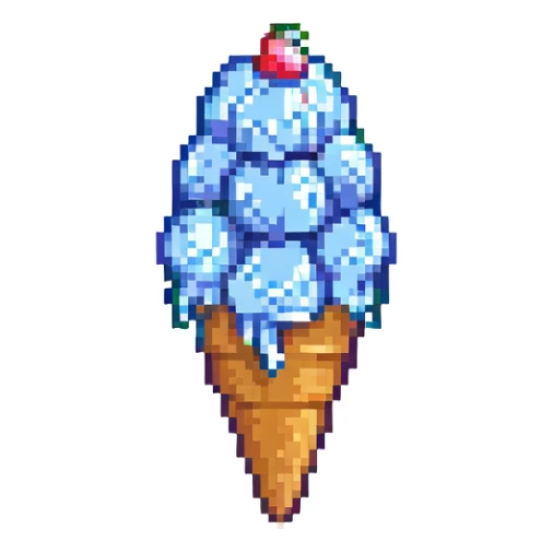 a scoop of ice cream sticker