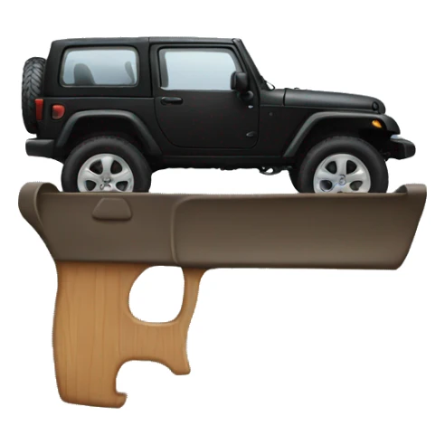 Black jeep sticker