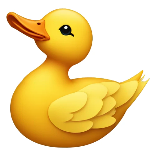 the letter V made out of a duck sticker