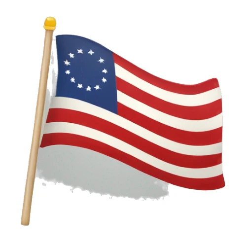 hoz y martillo amarillo en una bandera roja sticker