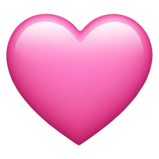 Pink heart sticker