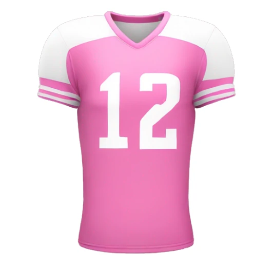 Football jersey pink sticker