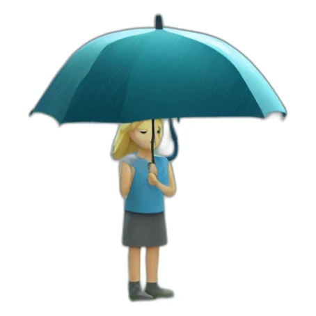 rainning sticker
