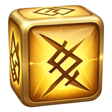 packet of glowing runes sticker