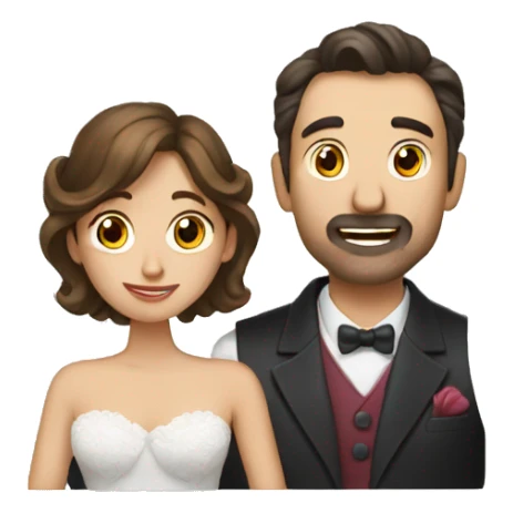 Hombre viendo una película con su novia sticker