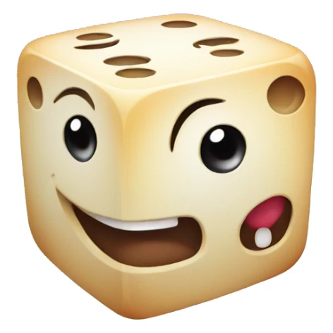 laughing dice sticker