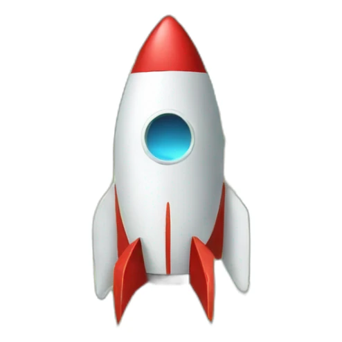 rocket and lot of money sticker