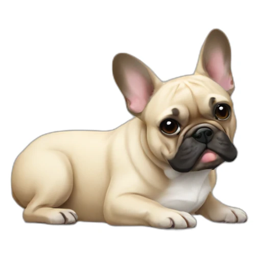 French bulldog MacBook  sticker