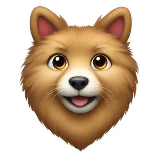 a heart with fur on it sticker