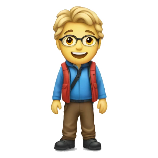 a person infront of the matterhorn mountain sticker