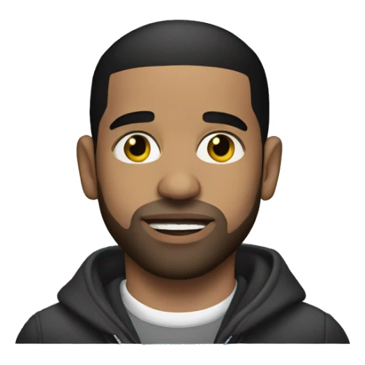 Drake on a late-night drive sticker