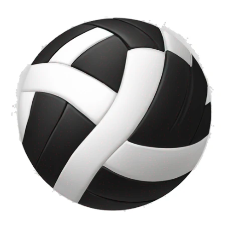Spike in volleyball sticker