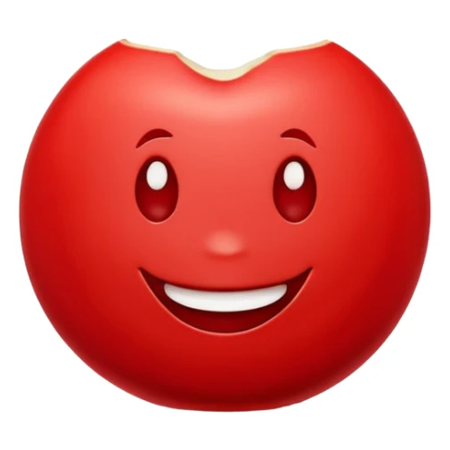 a babybel cheese with smile sticker