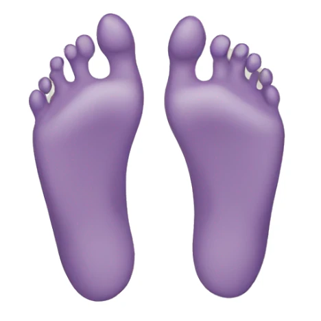 pair of feet sticker