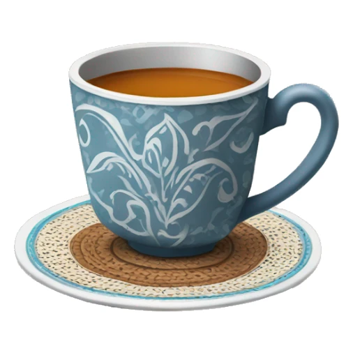 Homely Indian cup of chai  sticker