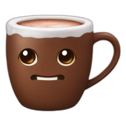mug of hot chocolate sticker