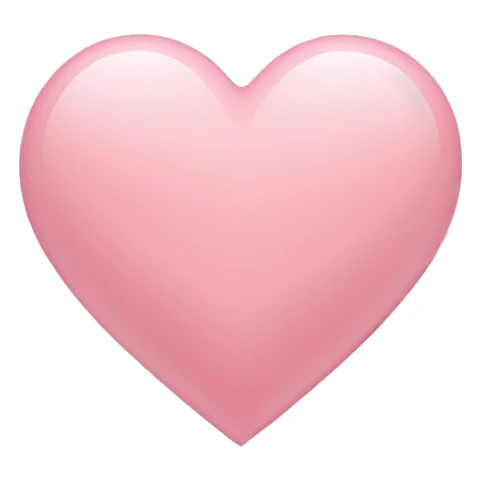 Heart in babypink sticker