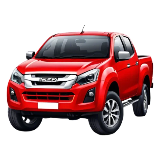 Isuzu D-MAX - Isuzu (Model Year: 2024) (Iconic colour: Red) sticker