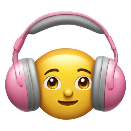 Air max headphones with pink bow sticker